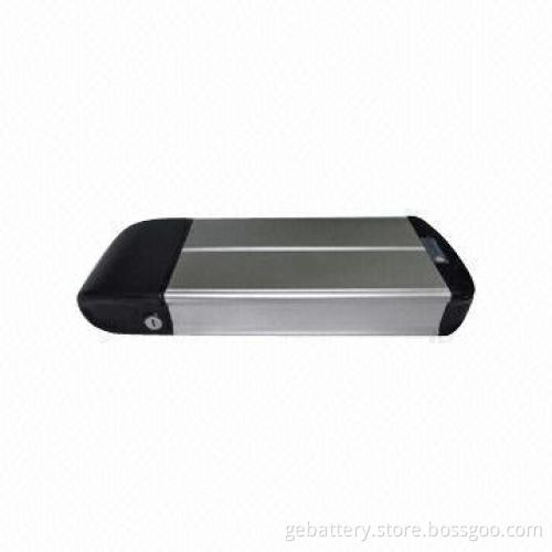 Rear Rack Style 36V, 10Ah Lithium-ion Battery Pack for Electric Bicycles